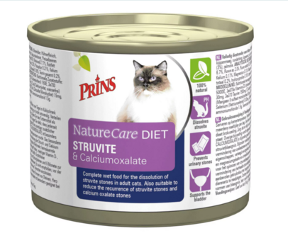 Prins NatureCare Diet Cat Struvite &amp; Calciumoxalate 6&times; 200g