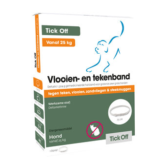 Tick Off vlooien- en tekenband 75 cm 