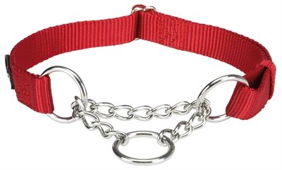 Trixie halsband hond premium halfslip halsband rood