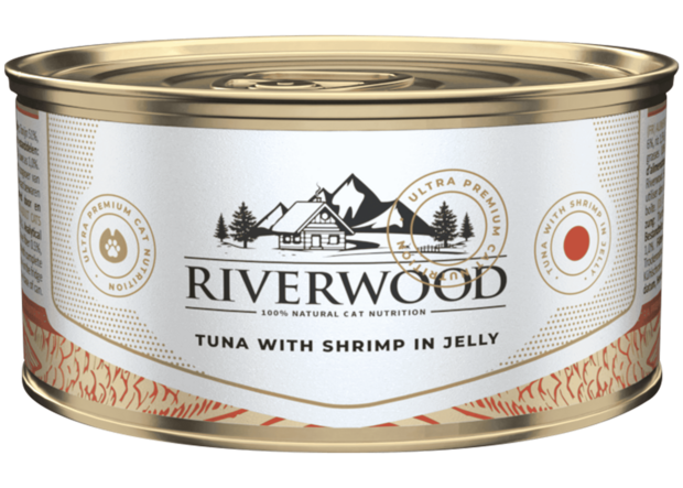 Riverwood Tonijn met Garnalen 85 gram