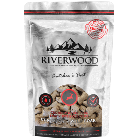 Riverwood crunchy cracker hert en everzwijn 